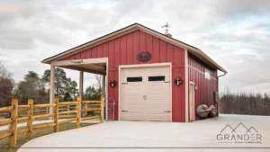 Messer Farms Barn-Style Garage