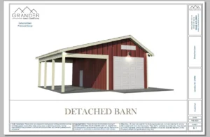 Messer Farms Barn-Style Garage