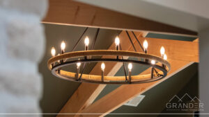Timber Brook Interior Detail — Chandelier