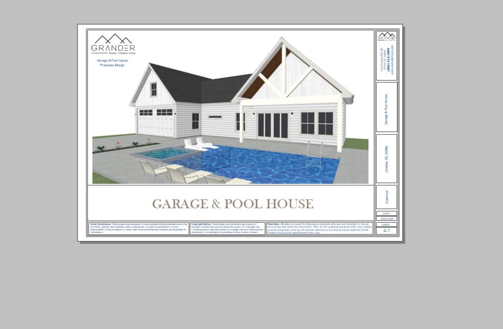 Augusta Rd Pool House & Garage