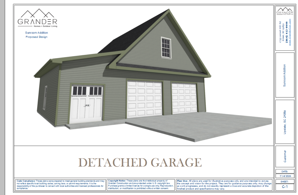 Chase Dr Detached Garage - Image 1